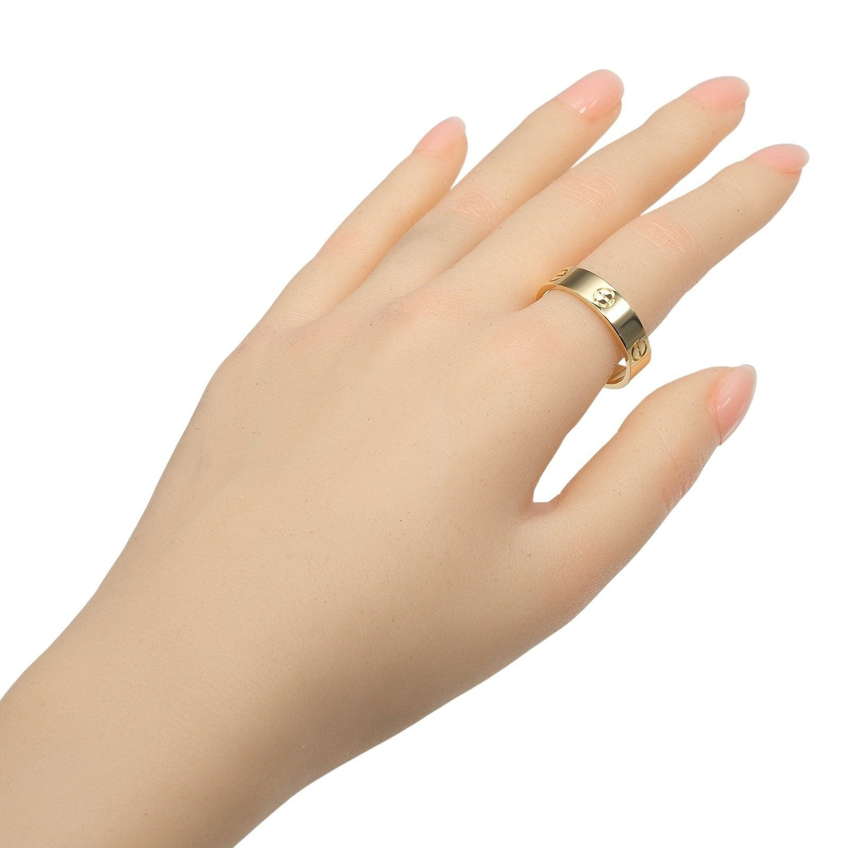 Cartier Love 18K Yellow Gold Ring – side view