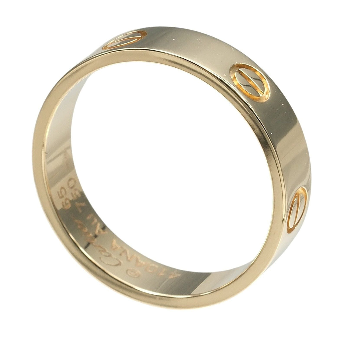 Cartier Love 18K Yellow Gold Ring – top view