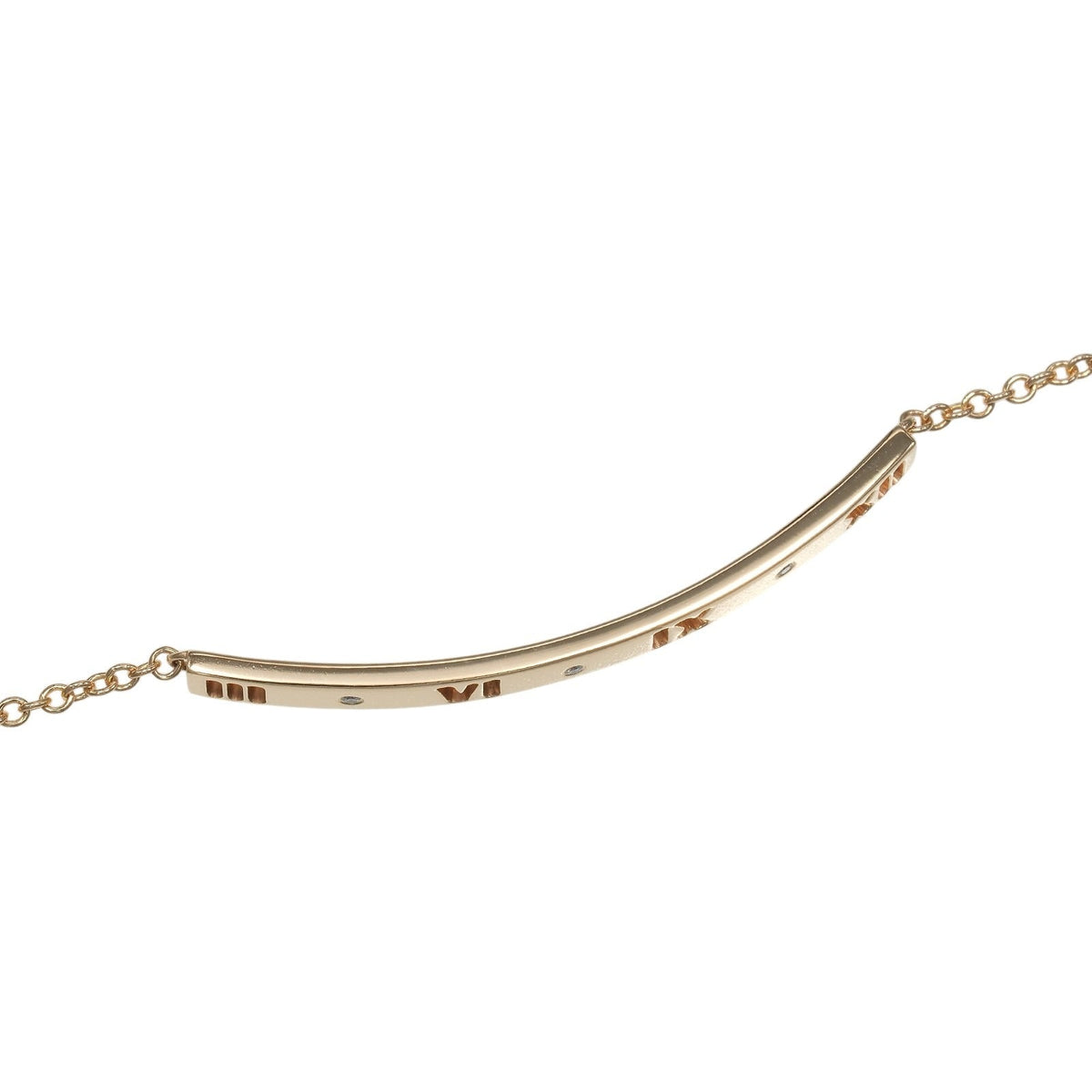 Tiffany & Co. Atlas Bar 18K Rose Gold Diamond Bracelet – packaging