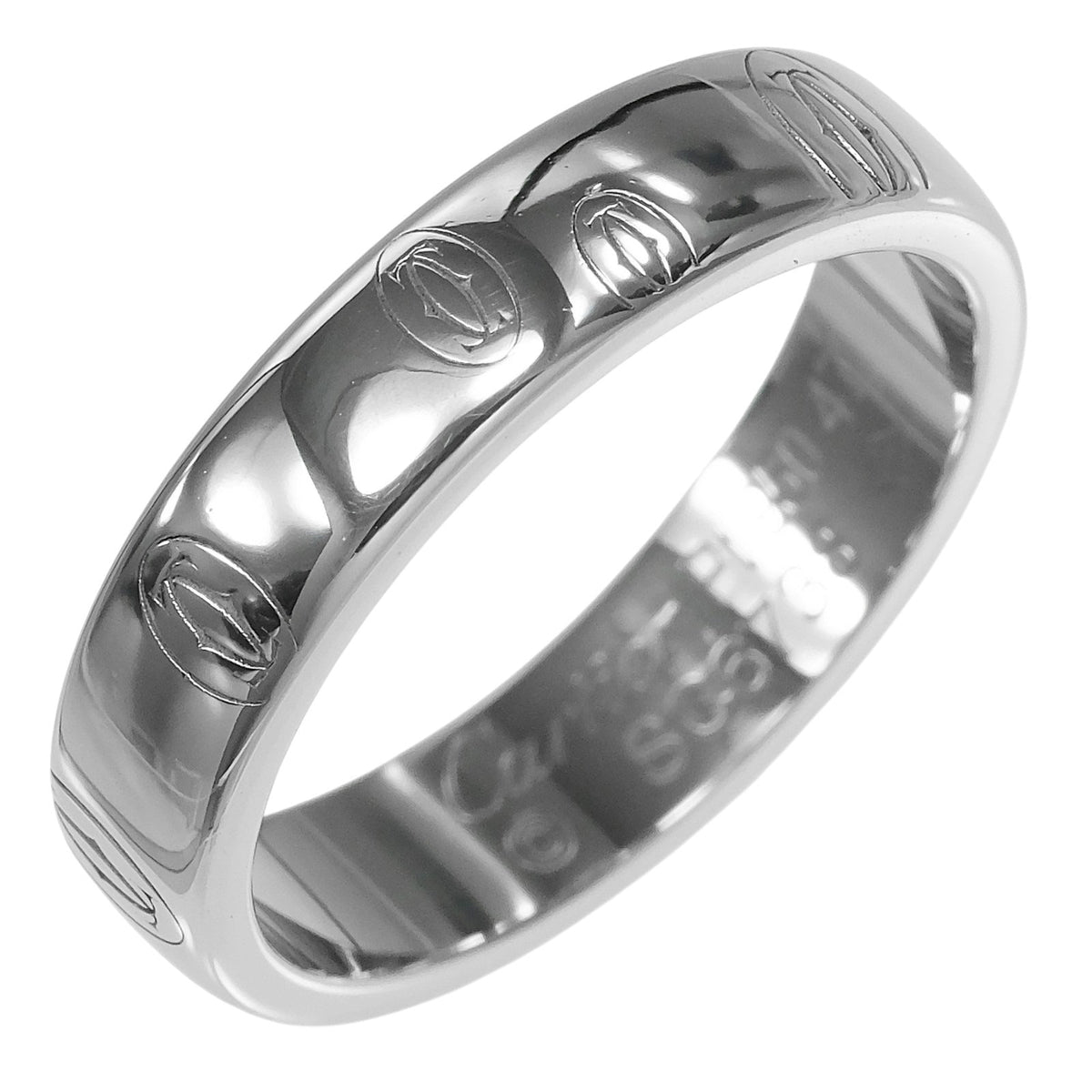 Cartier Happy Birthday Platinum Ring – front view