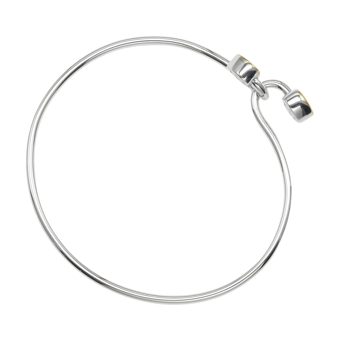 Tiffany & Co. Double Heart Sterling Silver Bracelet – detail view