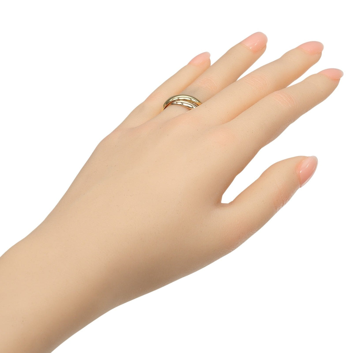 Cartier Trinity 18K Yellow Gold Ring – side view