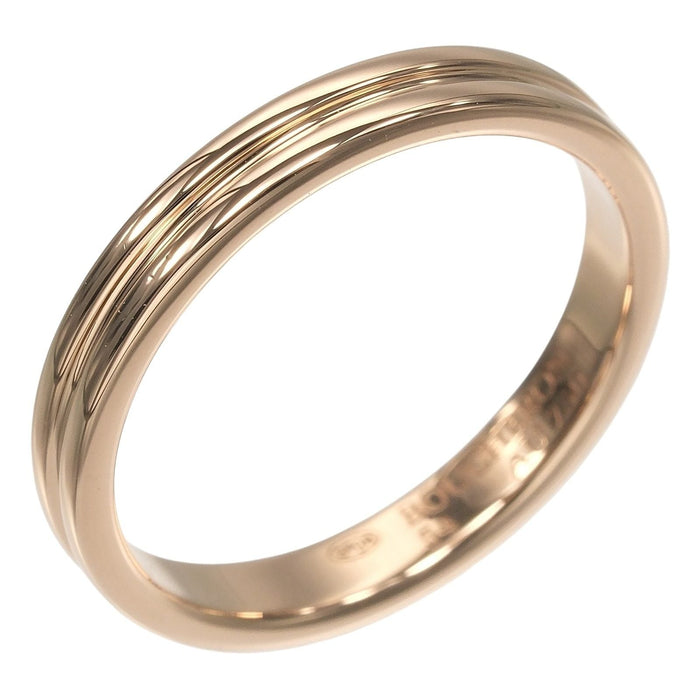 Boucheron Godron 18K Rose Gold Ring – front view