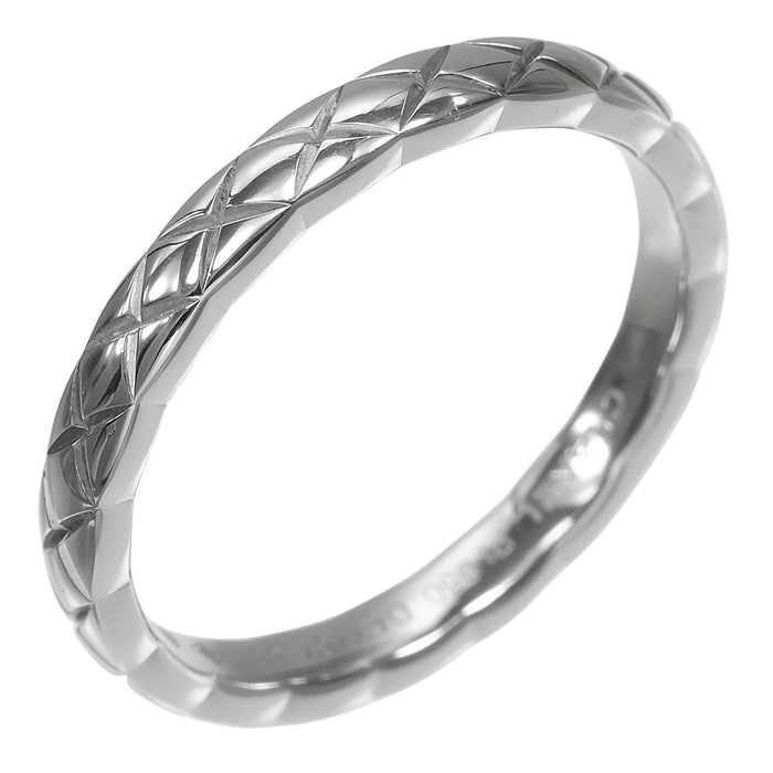 Chanel Coco Crush Platinum Ring – front view