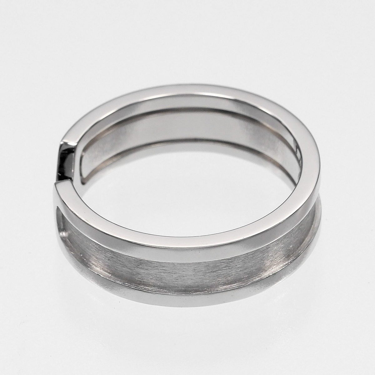 Cartier 2C 18K White Gold Ring – image 8