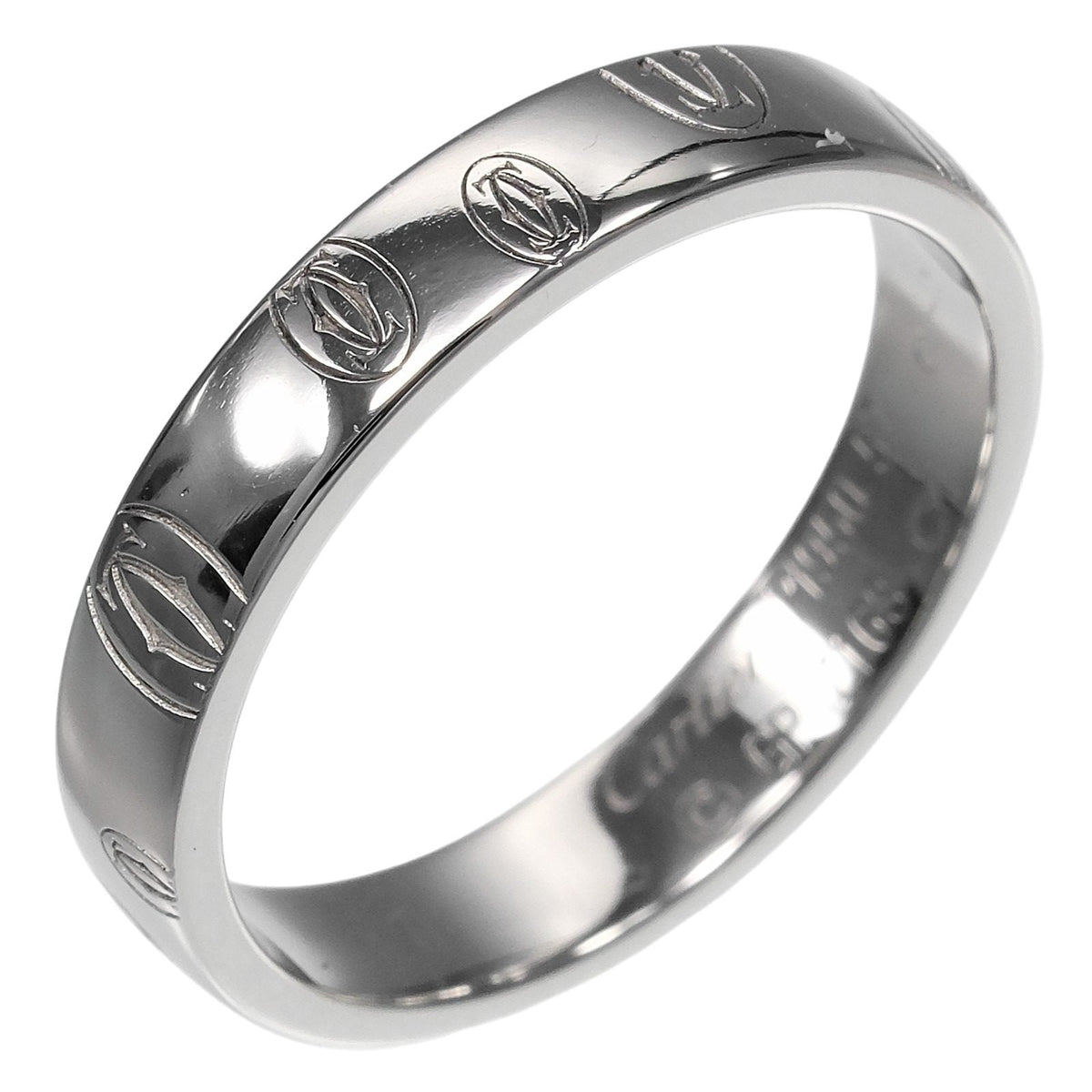 Cartier Happy Birthday Platinum Ring – front view