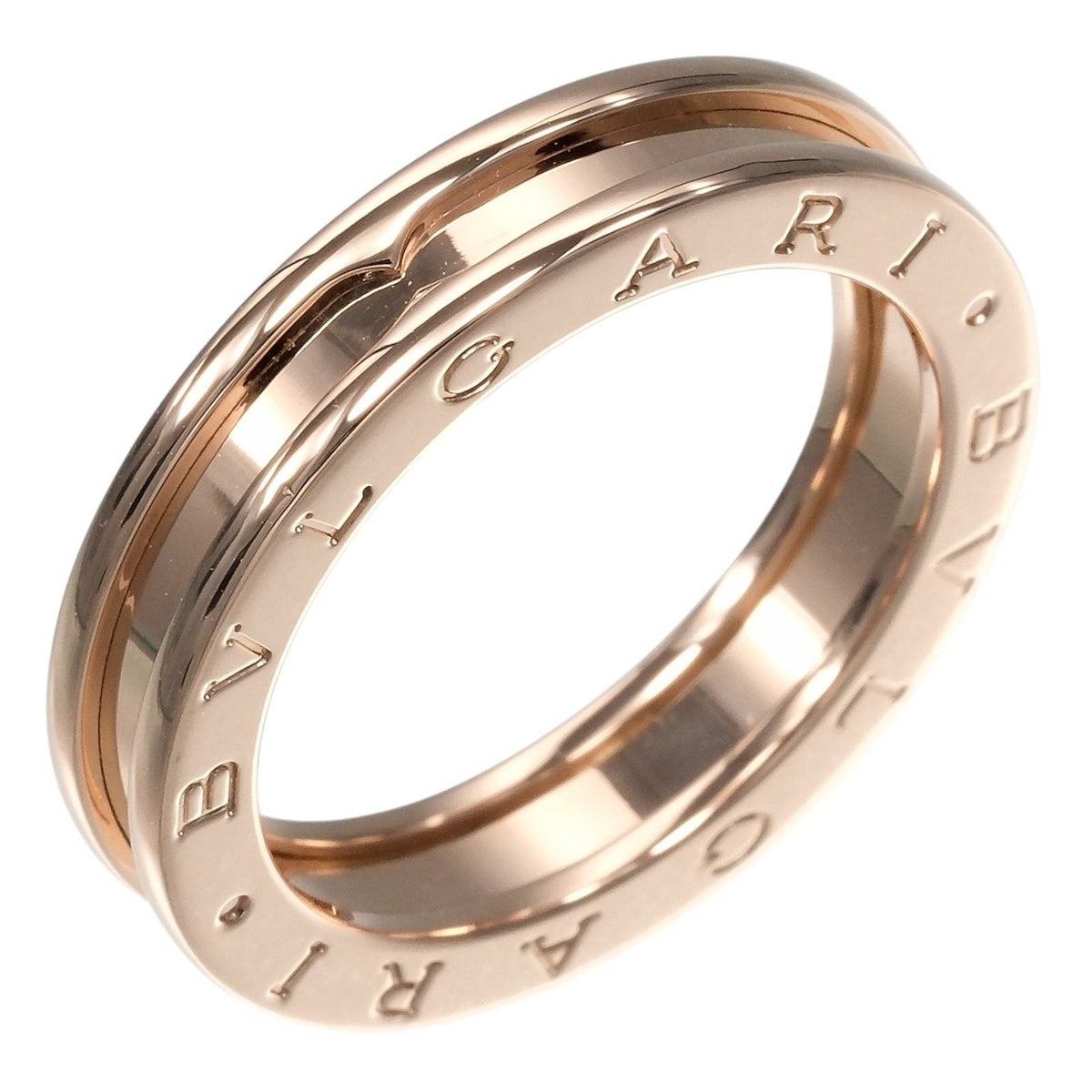 Bulgari B.ZERO1 XS 18K Rose Gold Ring – front view