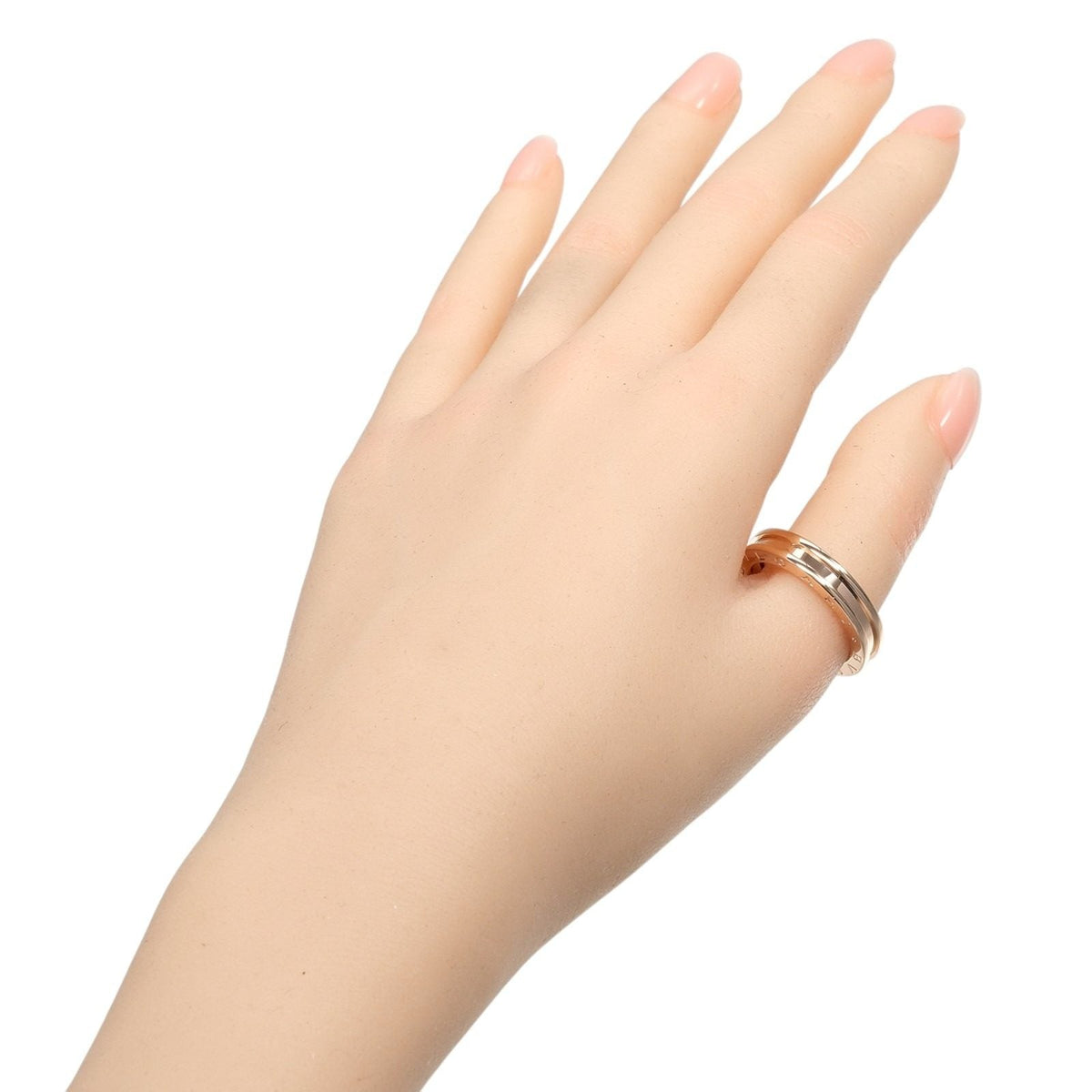 Bulgari B.ZERO1 XS 18K Rose Gold Ring – side view