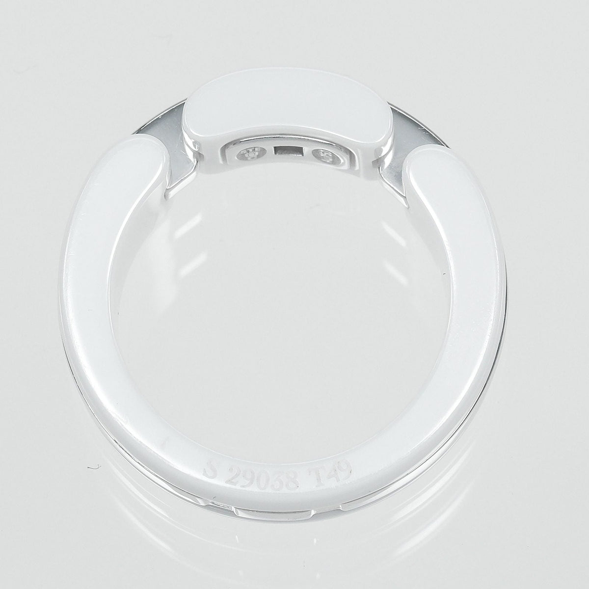 Chanel Ultra Ceramic 18K White Gold Ring – image 8
