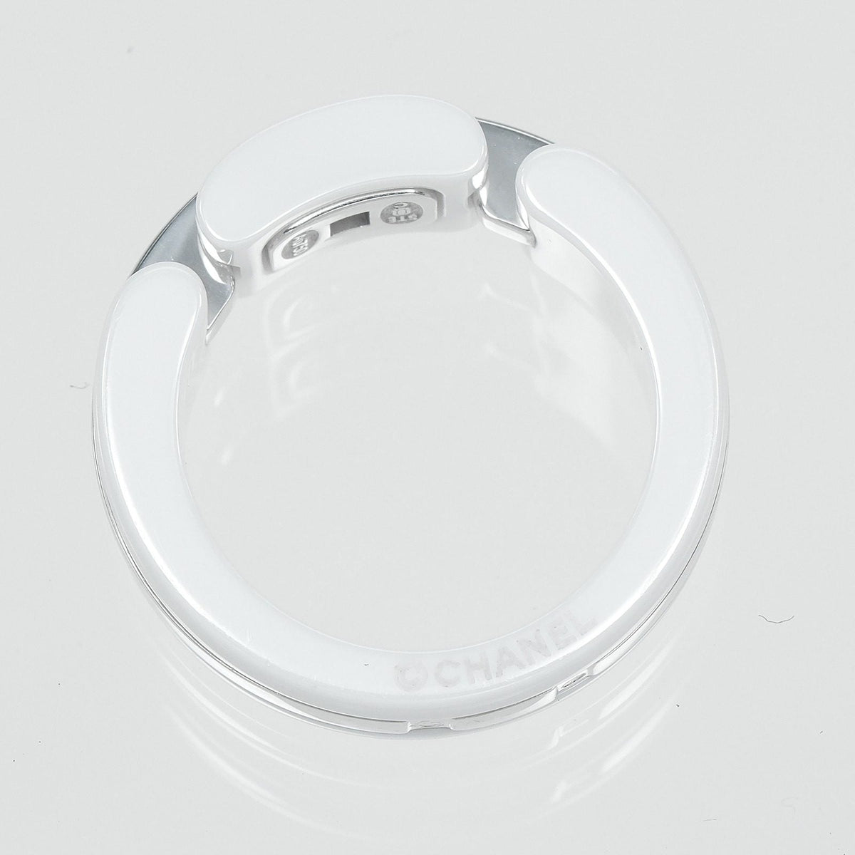Chanel Ultra Ceramic 18K White Gold Ring – image 9
