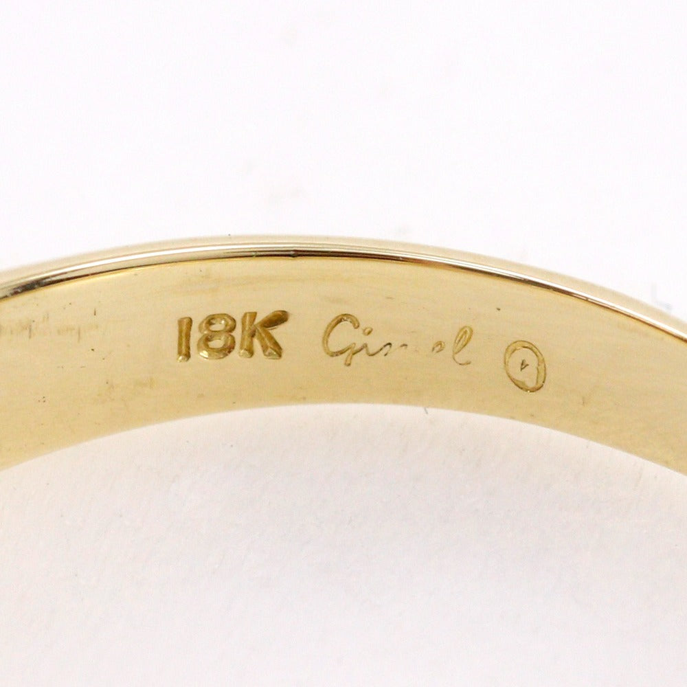Gimel Pavé 18K Yellow Gold Diamond Ring – alternate view