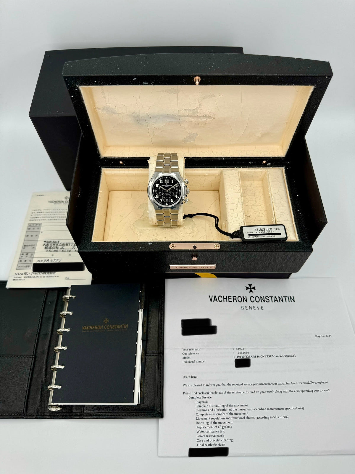 Vacheron Constantin Overseas Chrono 40mm 49140/423A-8886 Black Dial – image 14
