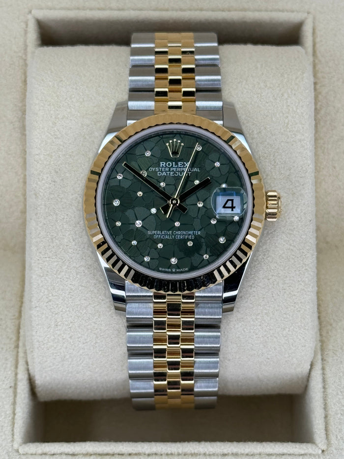 Rolex Lady Datejust 31mm 278273 Two-Tone Floral Motif Dial – front view