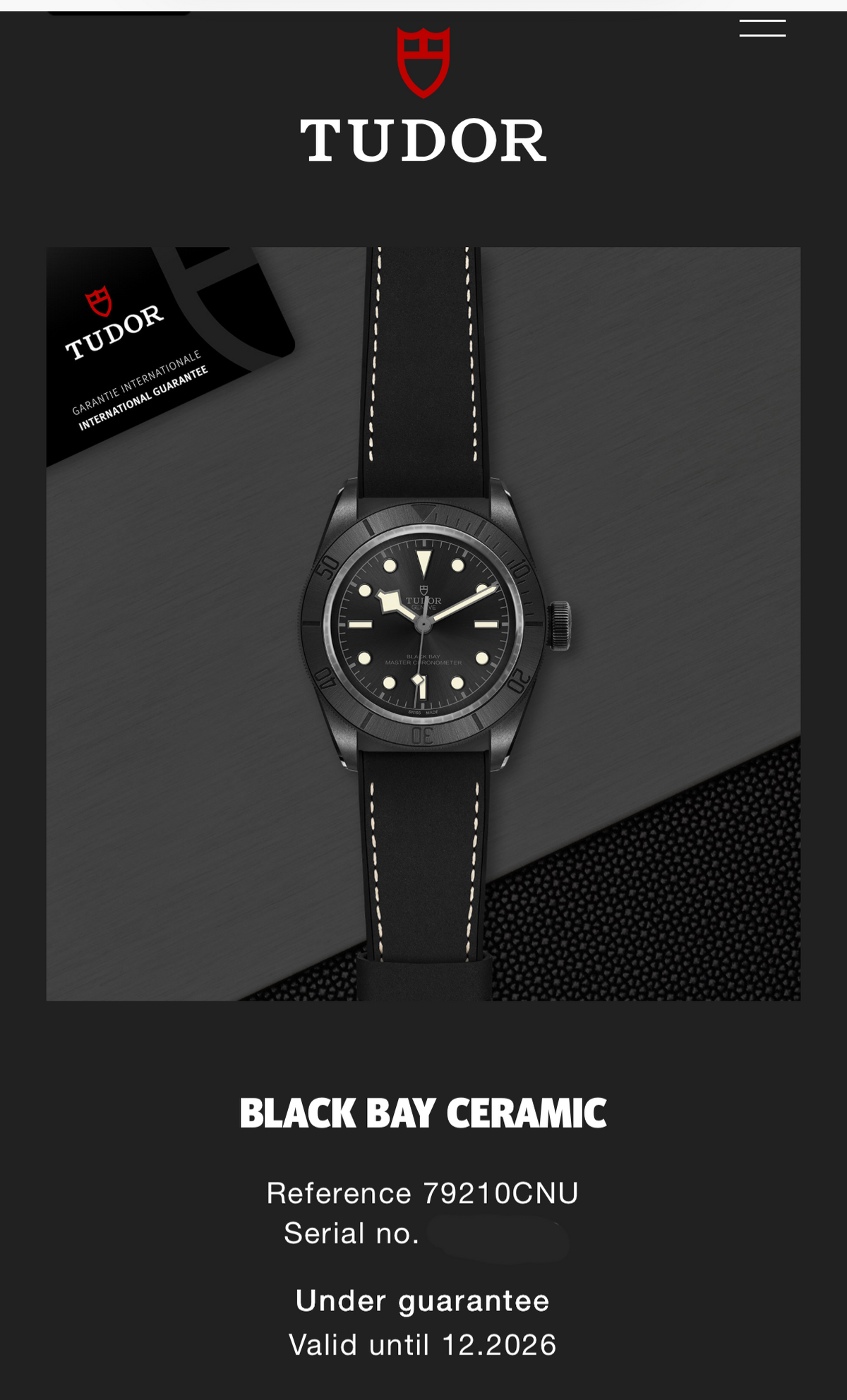 Tudor Black Bay 41mm 79210CNU Ceramic Black Domed Dial – image 10