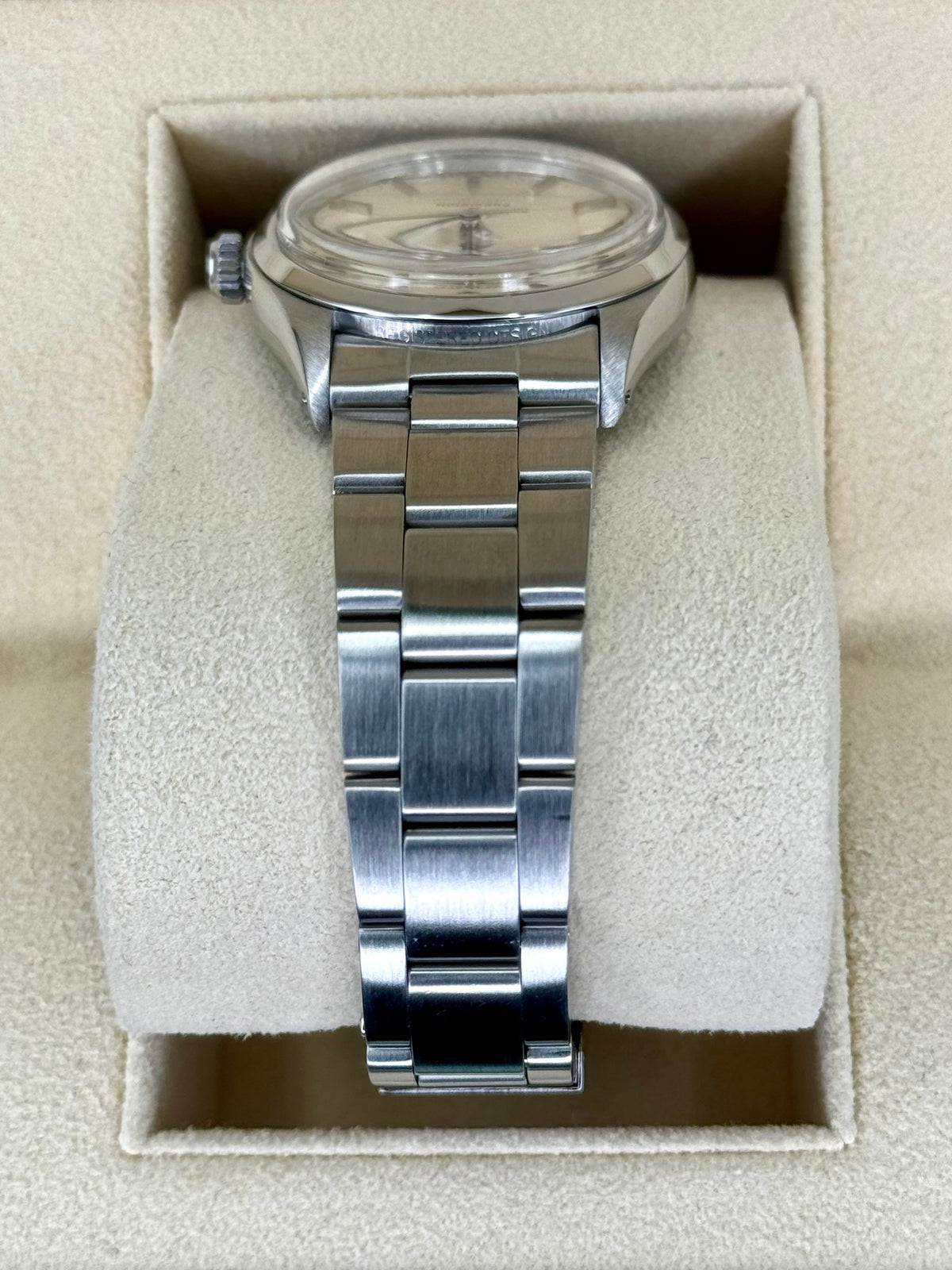 Rolex Air-King 34mm 5500 Stainless Steel Oyster Silver Dial – bracelet and clasp