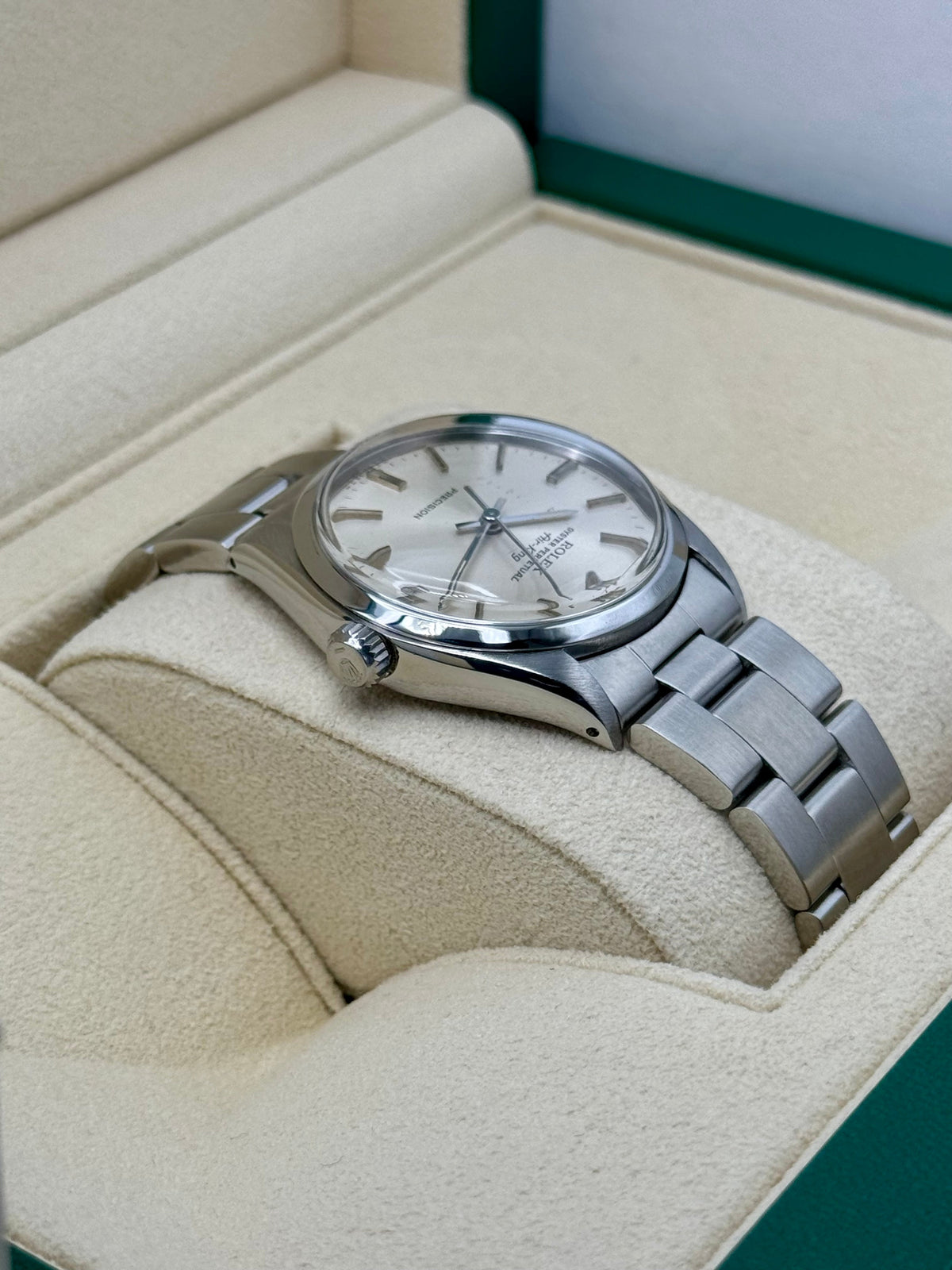 Rolex Air-King 34mm 5500 Stainless Steel Oyster Silver Dial – image 8