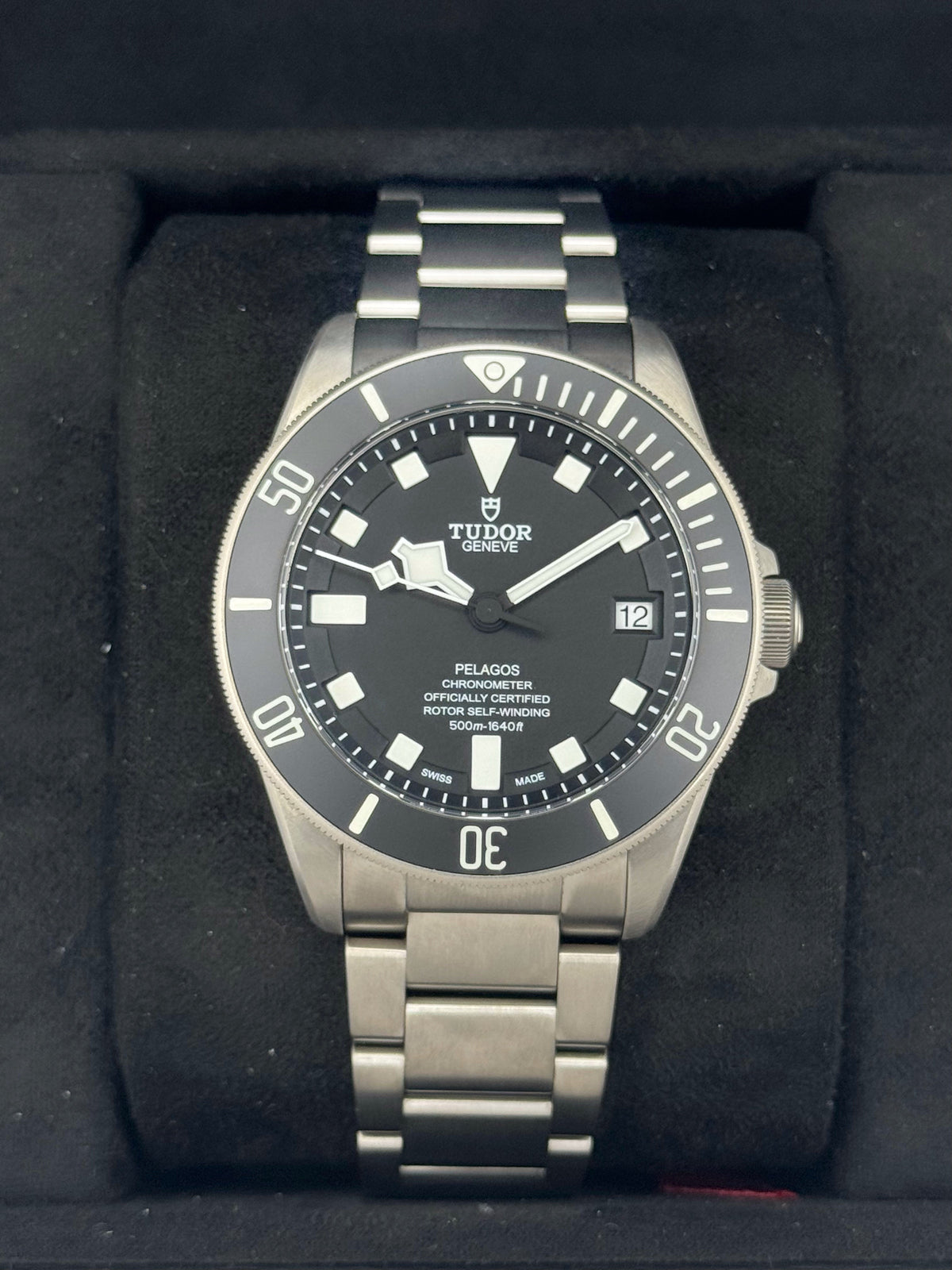 Tudor Pelagos 42mm 25600TN Titanium Black Dial – front view