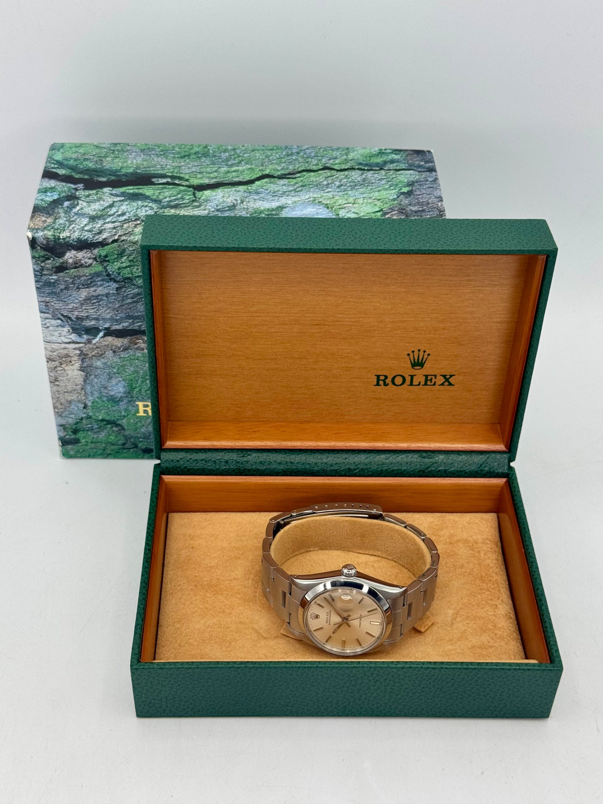Rolex Oyster Date 34mm 6694 Stainless Steel Silver Dial – image 9