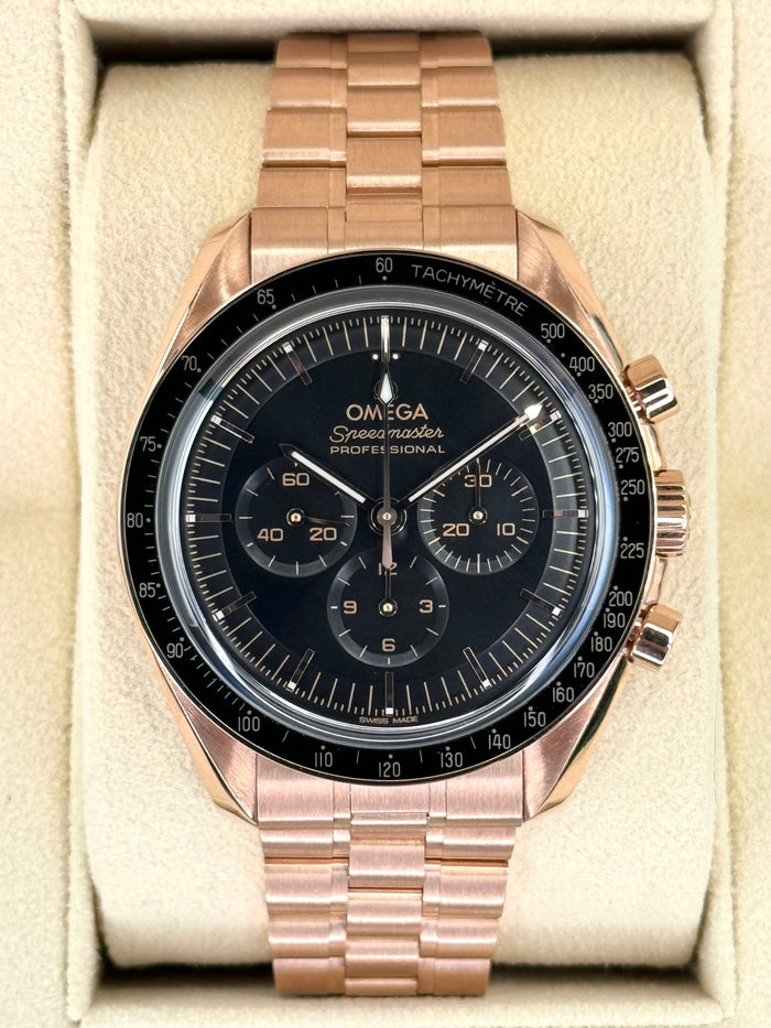 Omega Speedmaster 42mm 310.60.42.50.01.001 Moonwatch Black Dial – front view