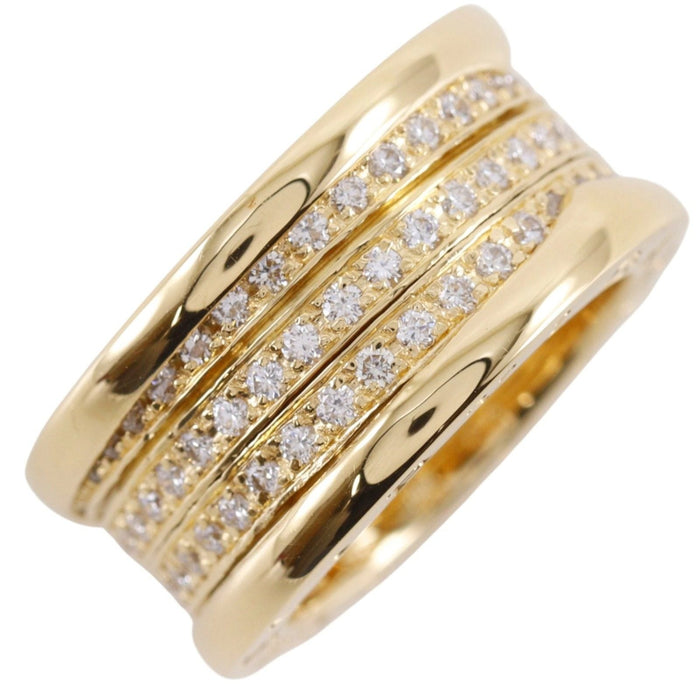 Bulgari B.zero1 18K Yellow Gold Diamond Ring – front view