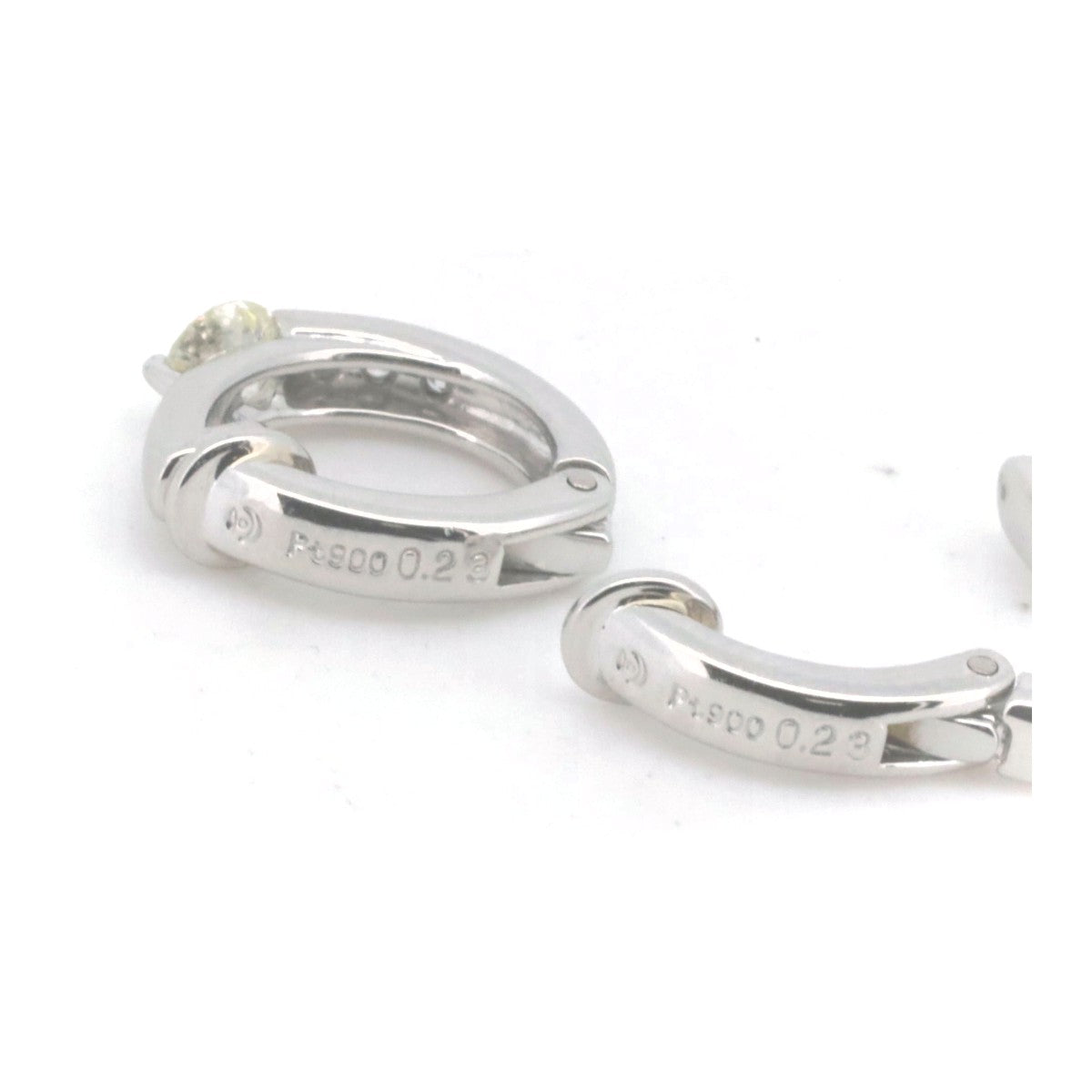 Tasaki Platinum Diamond Earrings – alternate view