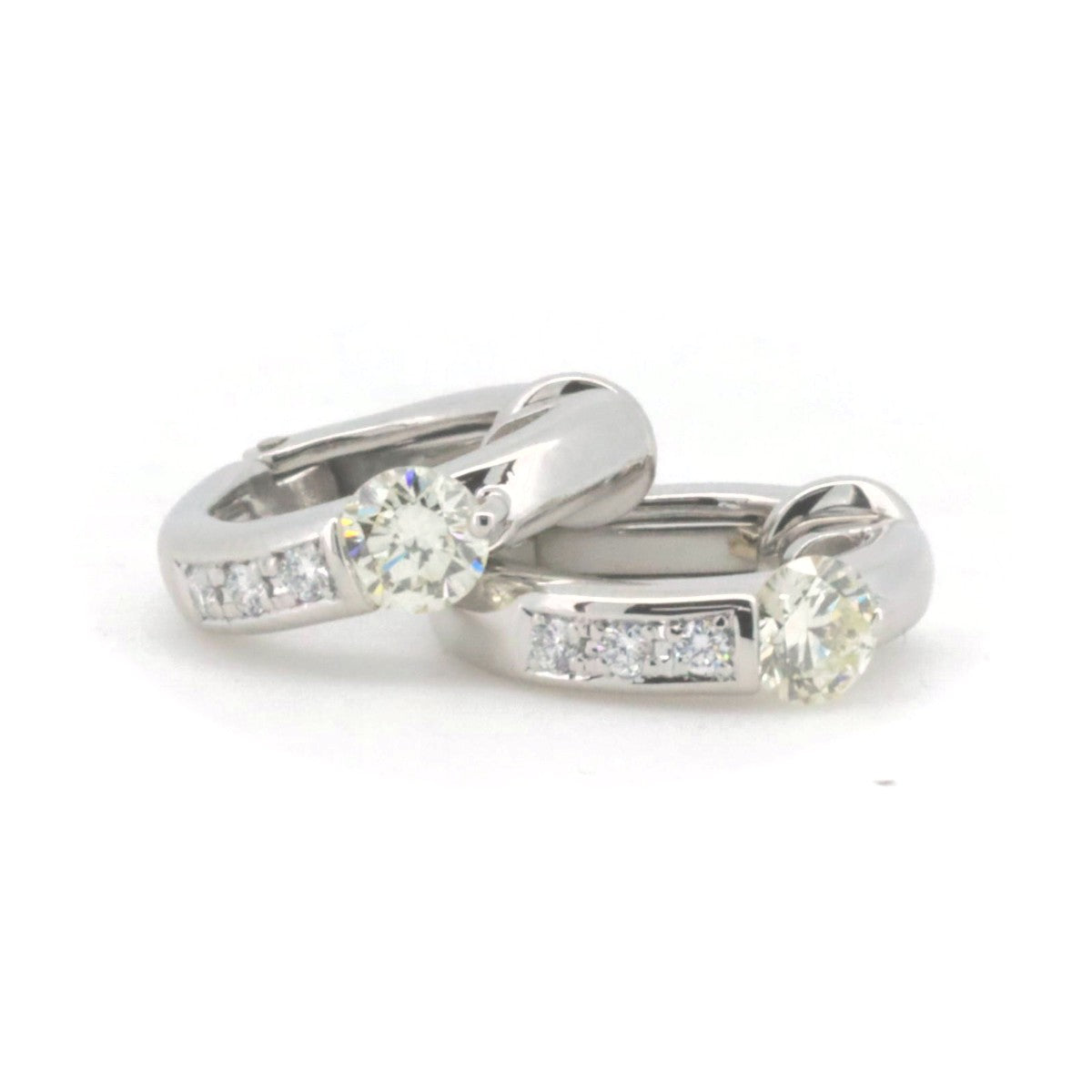 Tasaki Platinum Diamond Earrings – image 8