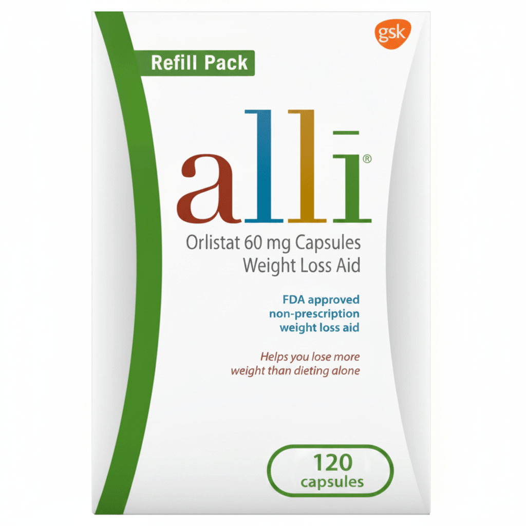 alli Diet Weight Loss Pills Orlistat 170ct Sealed