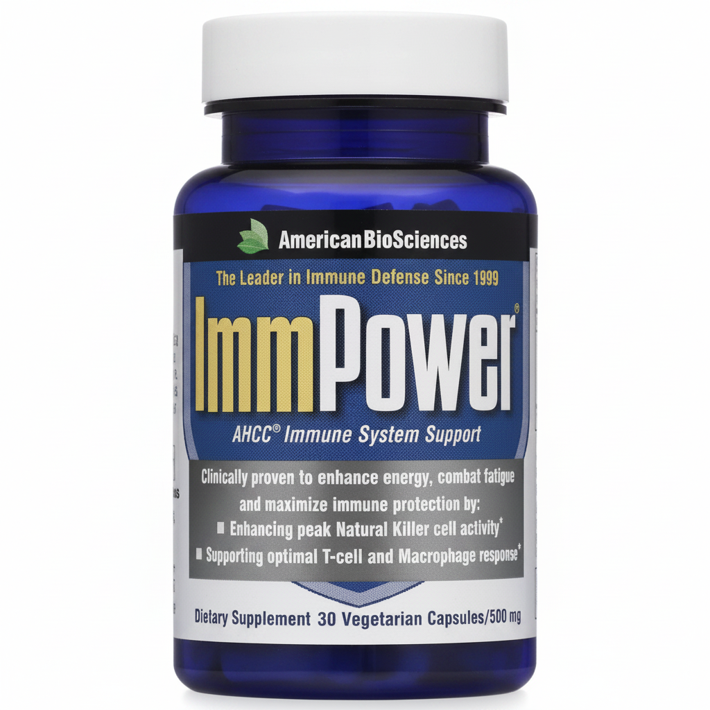 American BioSciences ImmPower AHCC - Supplement Bottle