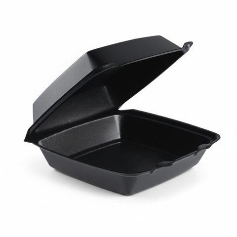 Black Foam Hinged Container - 1x1 Format