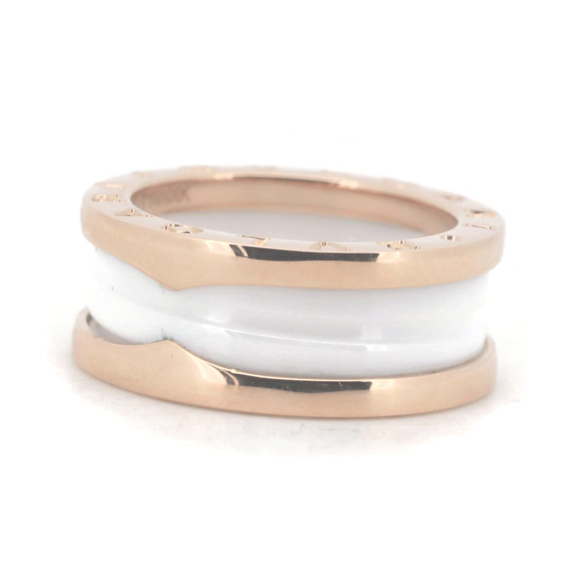 Bulgari B.zero1 18K Rose Gold Ring – side view