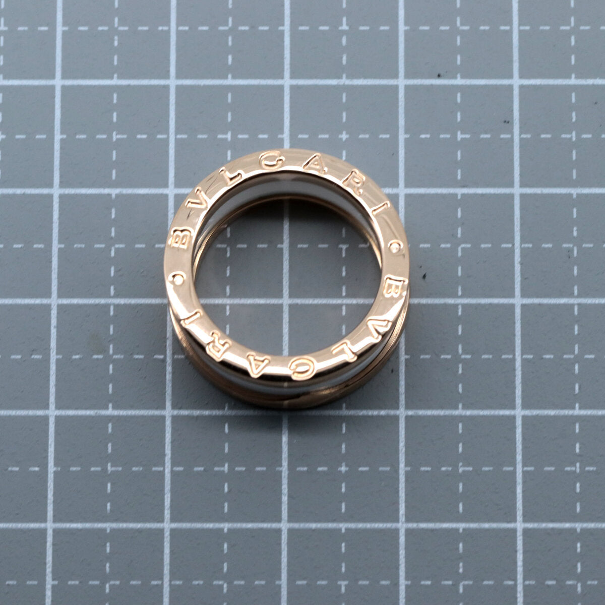 Bulgari B.zero1 18K Rose Gold Ring – close-up