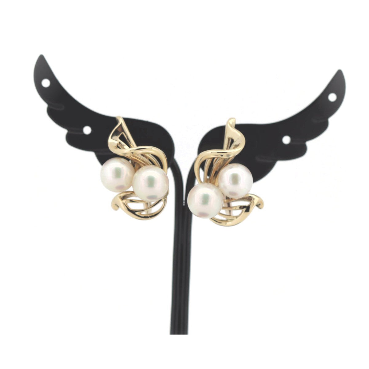 Mikimoto 18K Yellow Gold Pearl Earrings – packaging