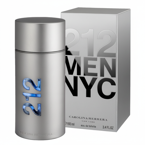 Carolina Herrera 212 Men NYC EDT - Bottle and Box