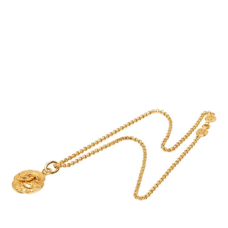 Chanel Coco Mark Gold-Plated Necklace – clasp detail