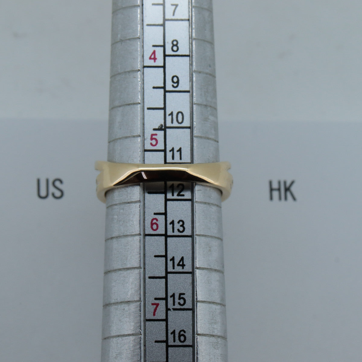 4°C 18K Yellow Gold Diamond Ring – image 9
