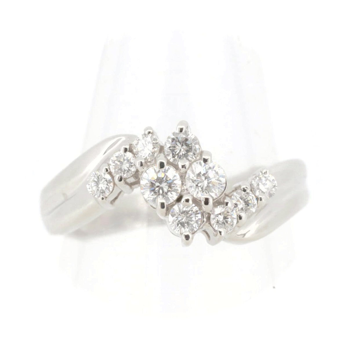 Platinum Esteer Diamond Ring 0.5ct – front view