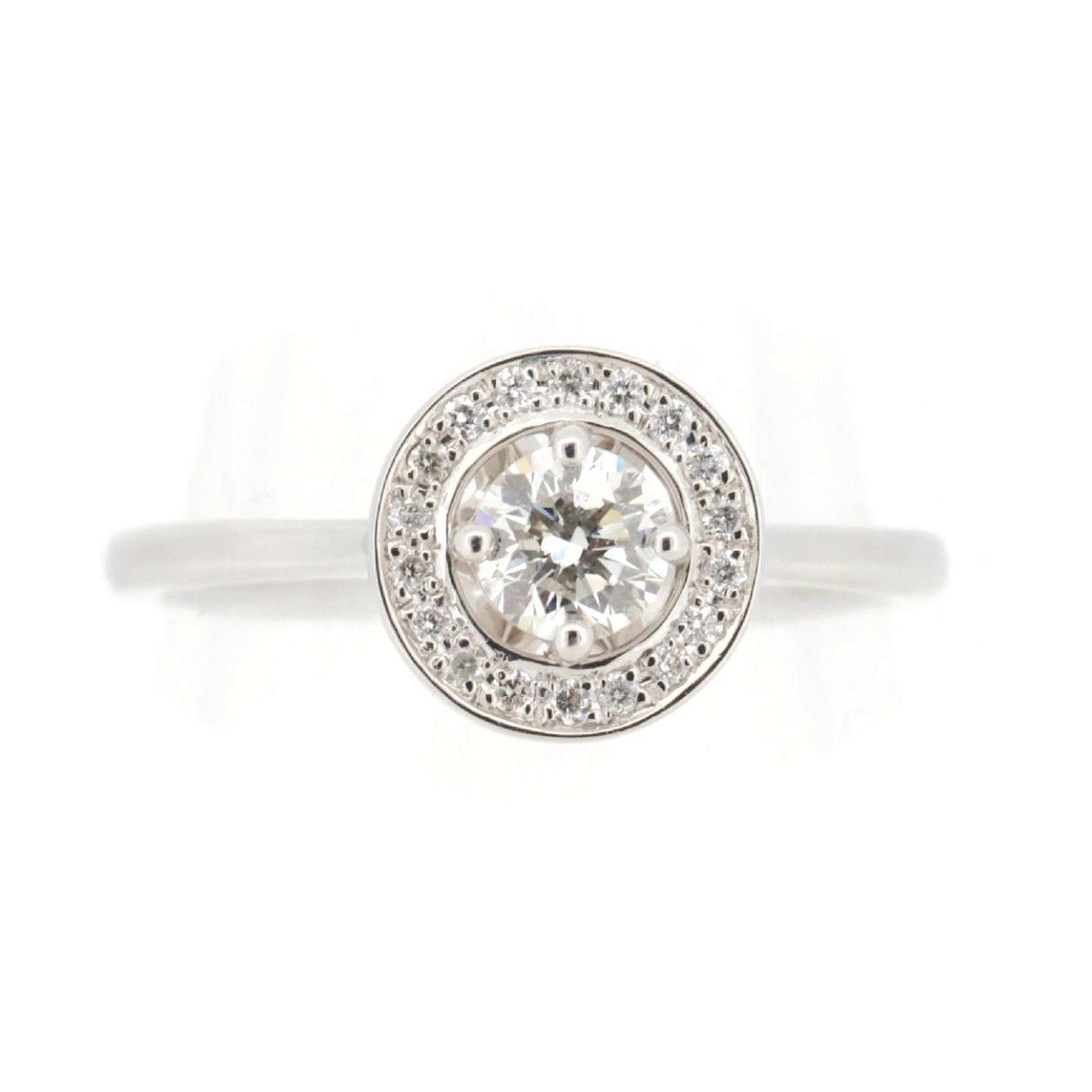 Forevermark Platinum Diamond Ring – front view