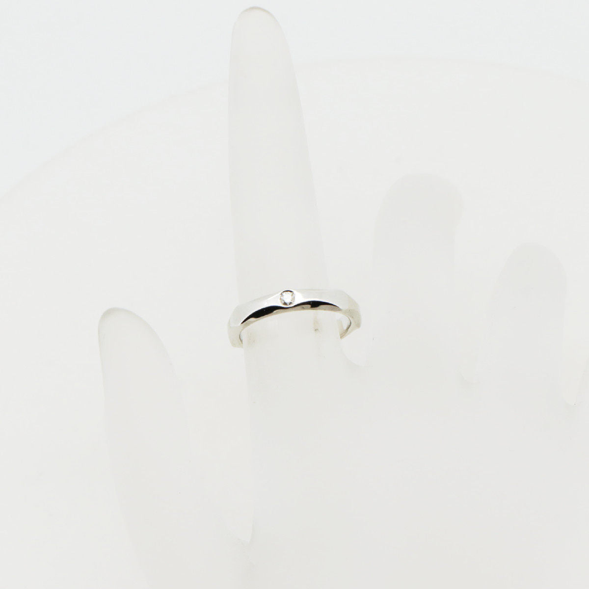 Bulgari Infinito Platinum Diamond Ring – inside band