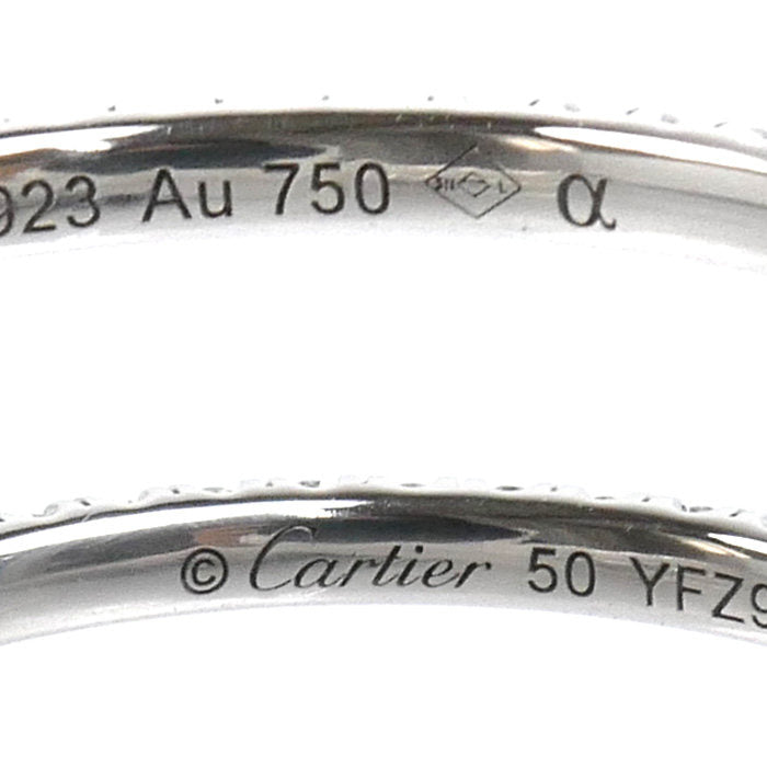 Cartier Full 18K White Gold Diamond Eternity Ring – packaging