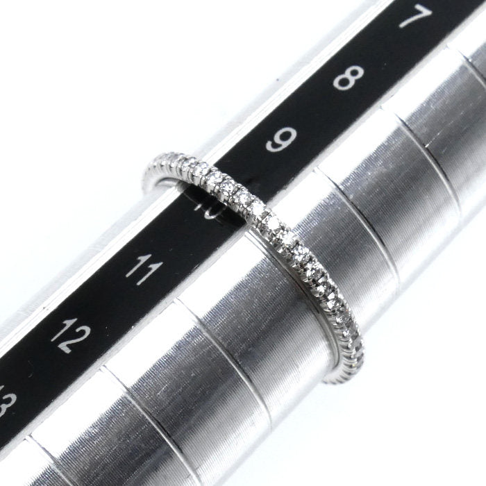 Cartier Full 18K White Gold Diamond Eternity Ring – alternate view