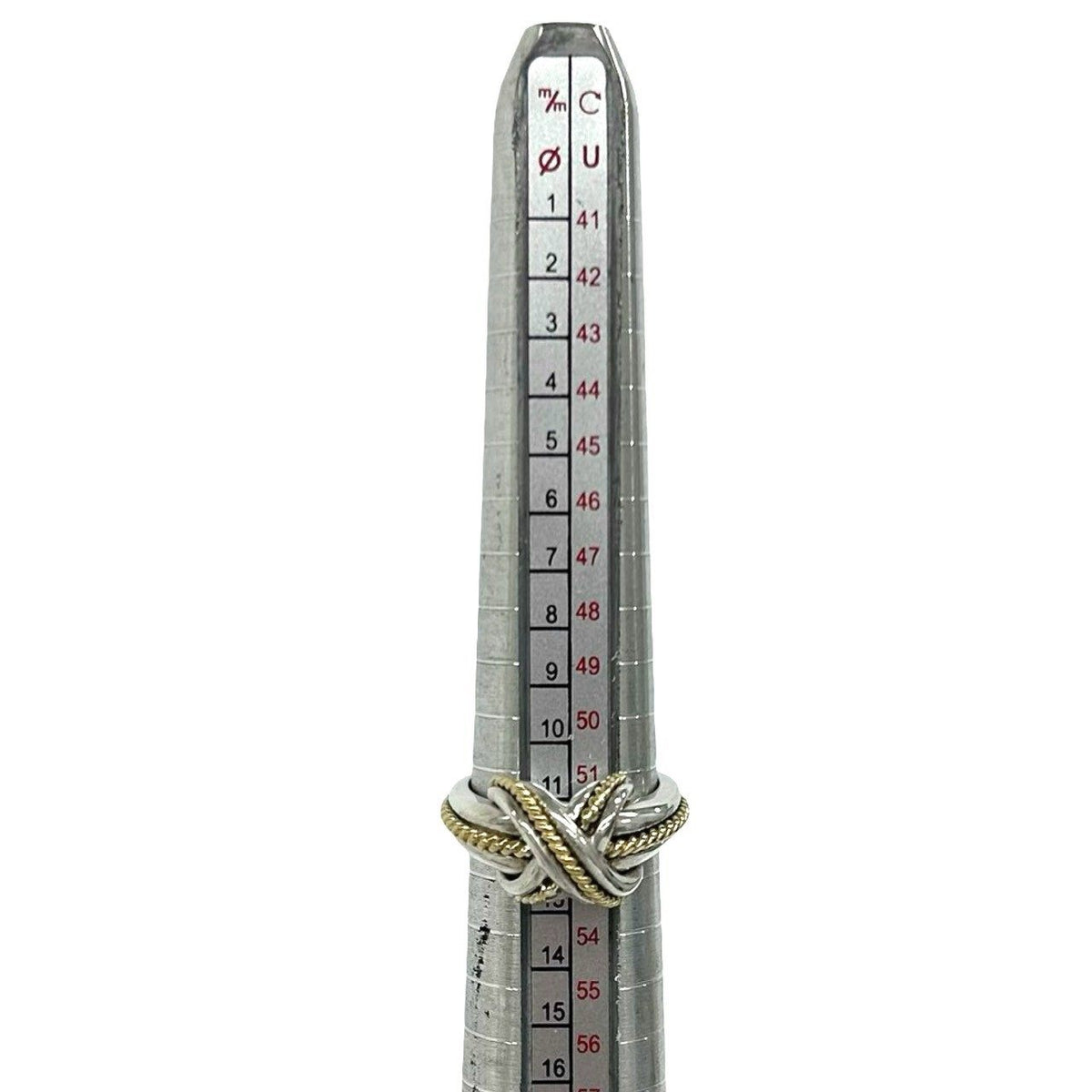 Tiffany & Co. Signature Cross Sterling Silver Ring – image 8