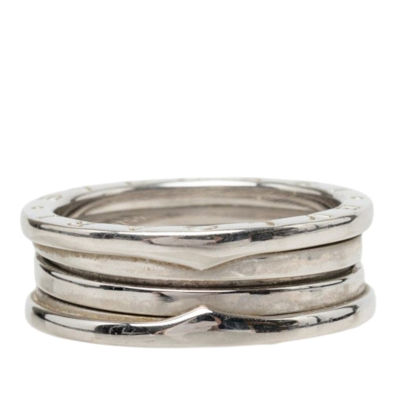 Bulgari Bzero1 3band 18K White Gold Ring – side view