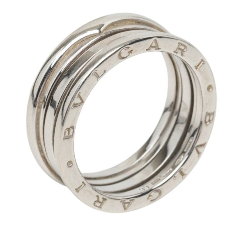 Bulgari Bzero1 3band 18K White Gold Ring – front view