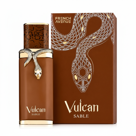French Avenue Vulcan Sable EDP - Bottle and Box