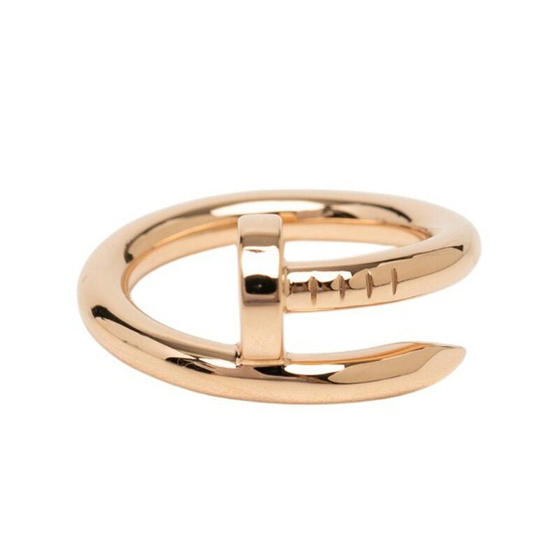 Cartier Juste Un Clou 18K Rose Gold Ring – front view