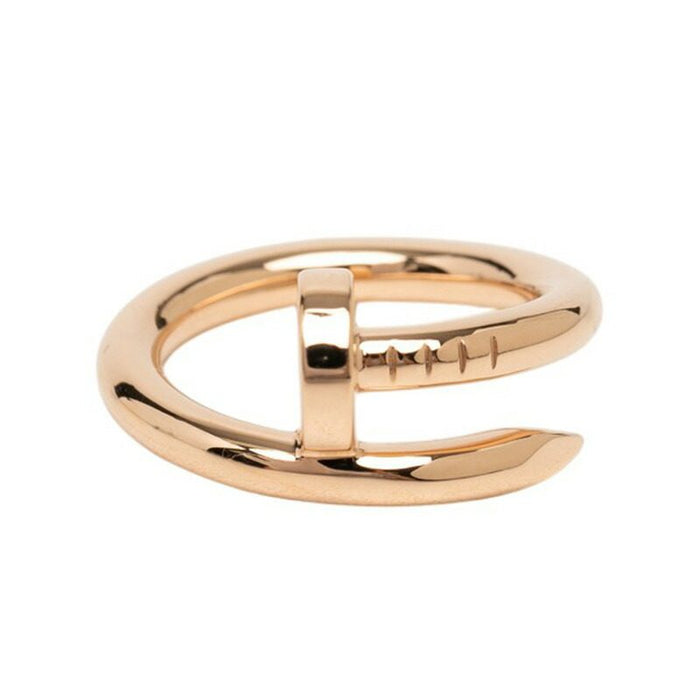 Cartier Juste Un Clou 18K Rose Gold Ring – front view