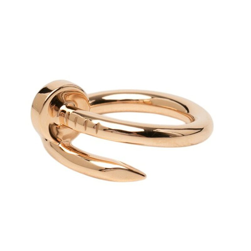 Cartier Juste Un Clou 18K Rose Gold Ring – side view