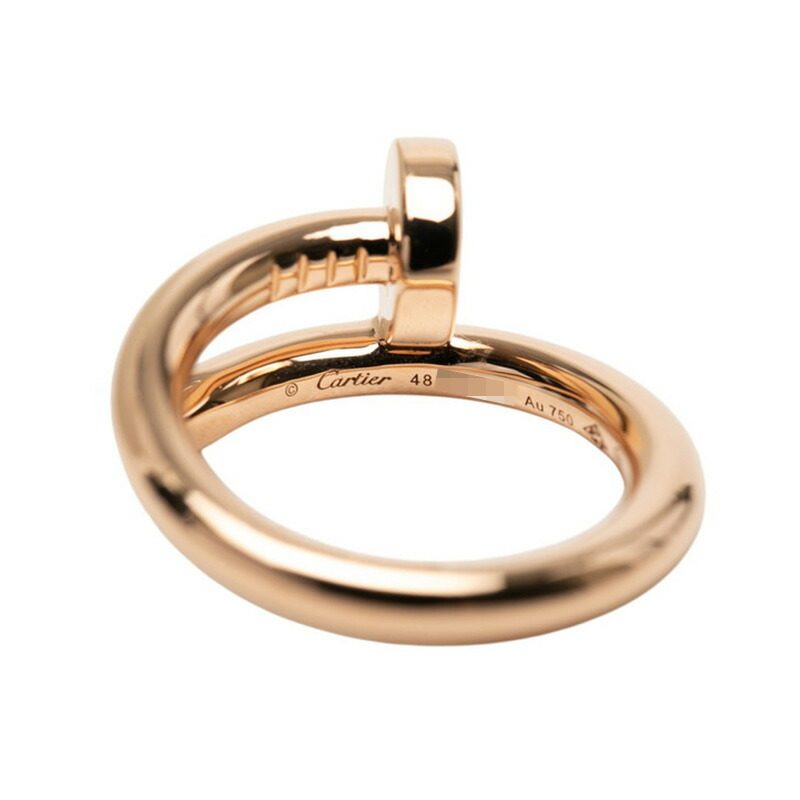 Cartier Juste Un Clou 18K Rose Gold Ring – inside band