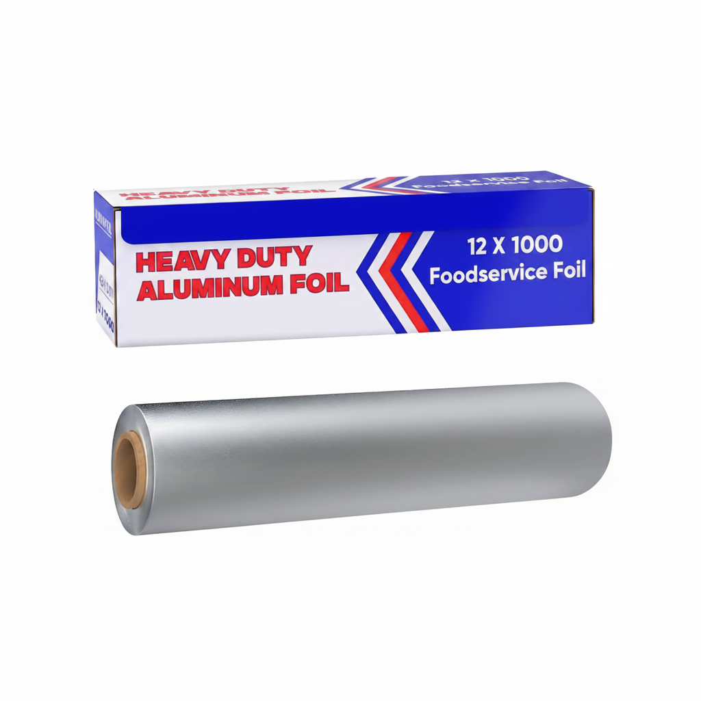 Heavy Duty Aluminum Foil 12x1000 - 1x1 Format