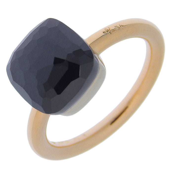 Pomellato Nudo Classic 18K Rose Gold Garnet Ring – front view